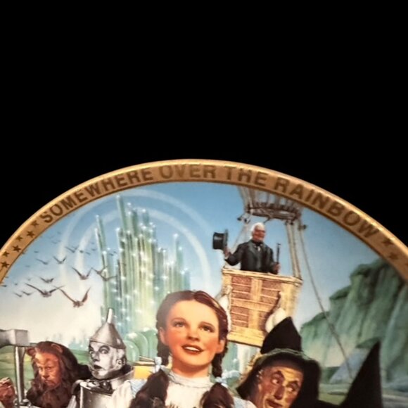 Wizard of Oz 50th Year Commemorative Collectible Plate, 1 Plate Numbered - Picture 4 of 7